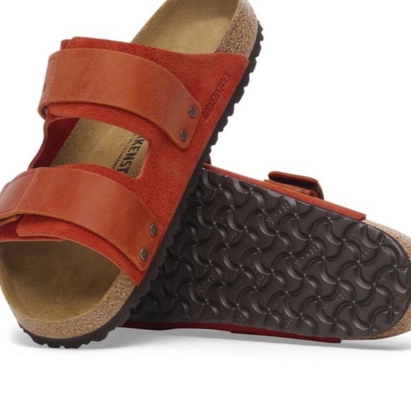 Birkenstock Uji Nubuck Suede Leather Sandals Size 8 NWT - Picture 2 of 16